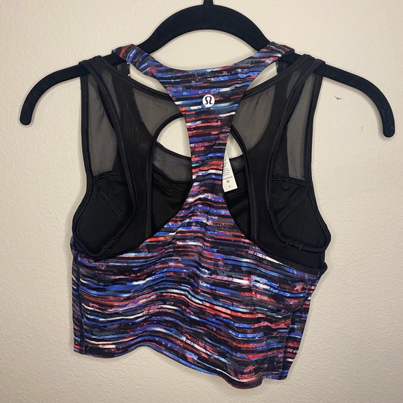Lululemon size 4 athletic crop tank top - Picture 2 of 6